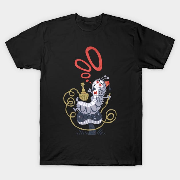 Caterpillar - Alice in Wonderland T-Shirt by WanderingBert